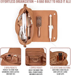 BAREFOOT CARIBOU Bolsa de viaje para herramientas para el cabello y...