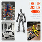 Juego de figuras de acción T13 (ensambladas), figura de acción impresa en 3D, 5 unidades