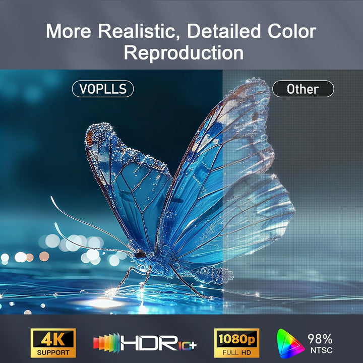 [4100 ANSI y ahora con Netflix] Proyector 4K con WiFi y Bluetooth p...