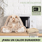 Conejos Microondables y con Peso De Felpa - Almohadilla Calentable...