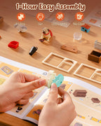 Rolife Super Creator - Juego de bloques de construcción de casas pequeñas para muñecas pequeñas, kits de modelos de plástico para adolescentes de 14 años en adelante, manualidades para adultos