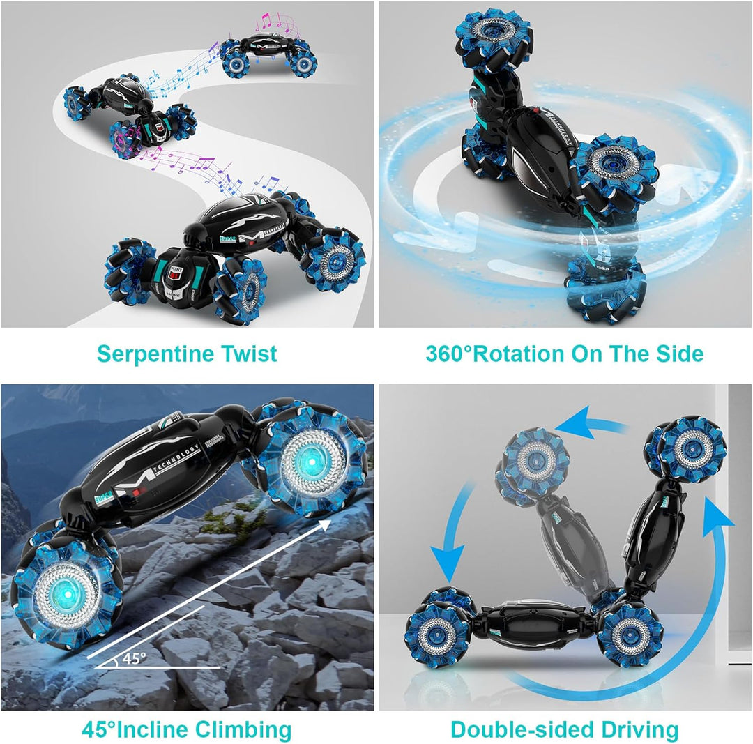 Fosgoit Coches RC, juguete de acrobacias con detección de gestos pa...
