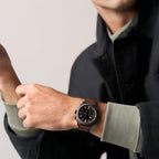 Fossil Reloj para hombre, reloj de cuarzo de acero inoxidable con tres manecillas para hombre