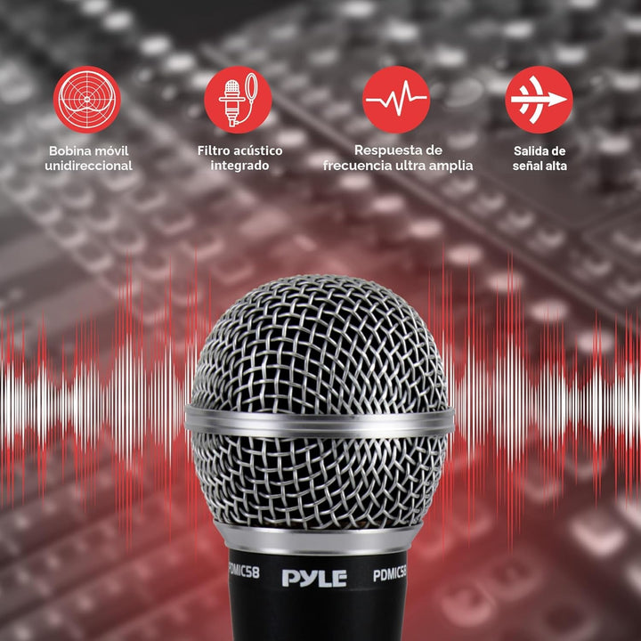 Pyle-Pro incluye cable XLR de 15 pies a conexión de audio de 1\/4 p...