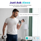 Etekcity Báscula inteligente recargable para peso corporal, Bluetooth
