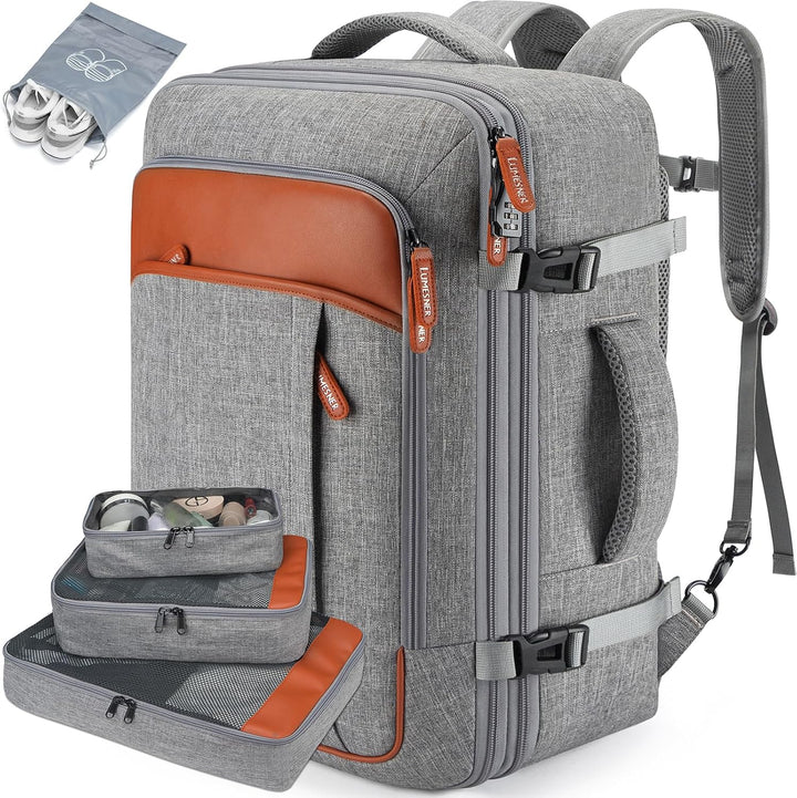 Lumesner Mochilas de viaje de mano, extra grandes de 40 litros apro...