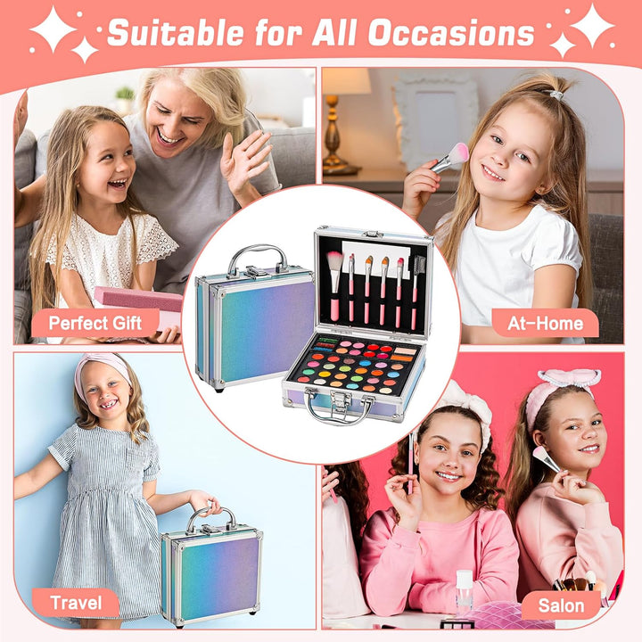 Anpro Kit de maquillaje todo en uno para niñas de 10 a 12 años con...