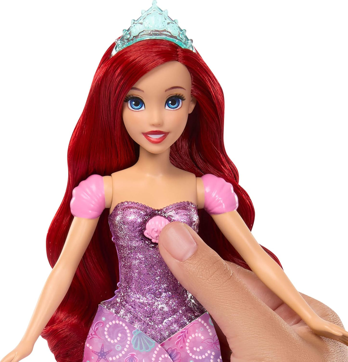 Mattel Disney Princess Ariel - Muñeca transformadora de humano a sirena