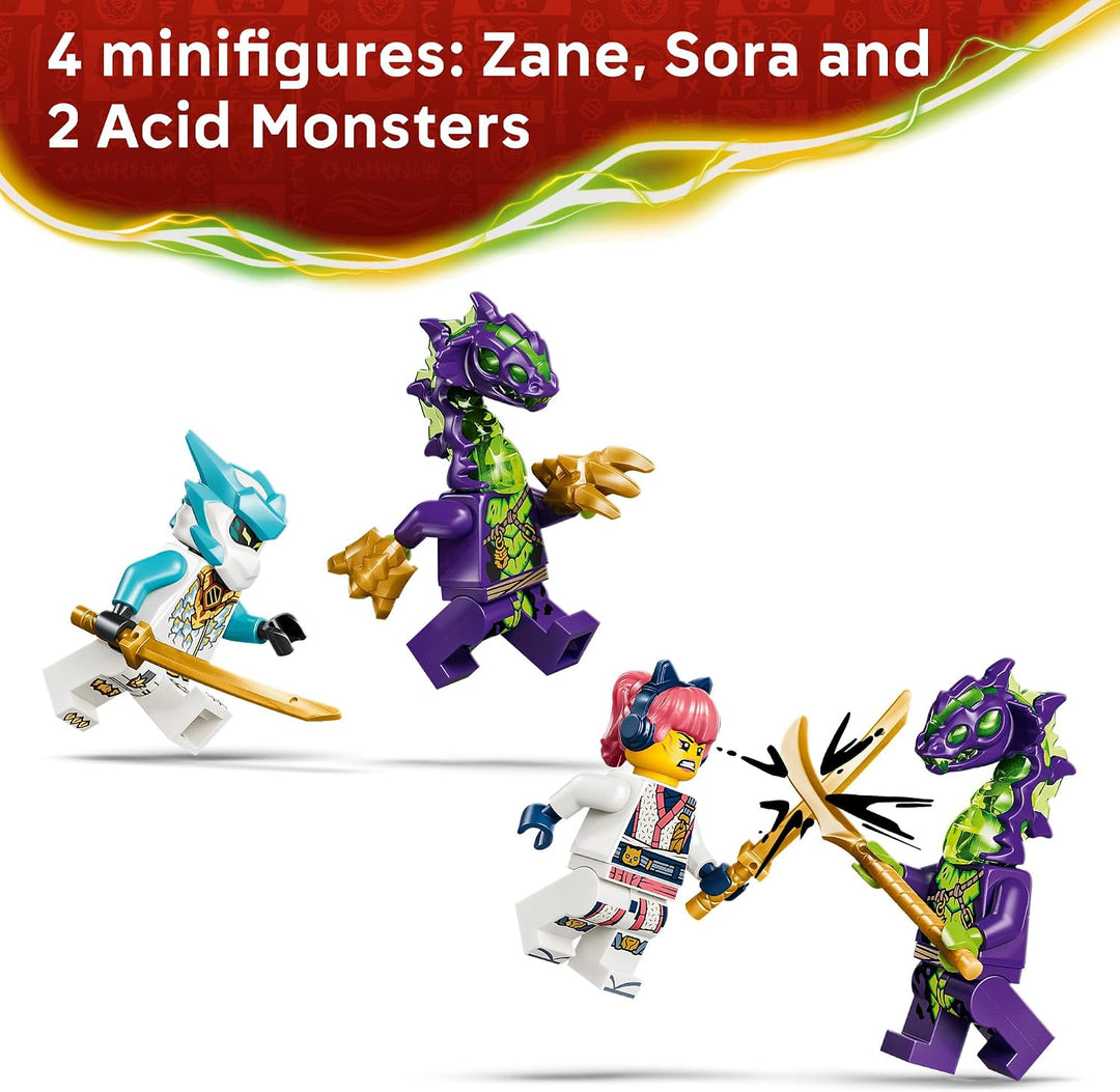 LEGO NINJAGO Batalla del Dragón de Hielo de Zane 71865 | Juguetes d...
