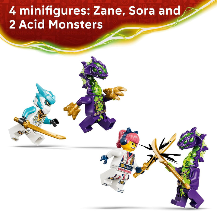 LEGO NINJAGO Batalla del Dragón de Hielo de Zane 71865 | Juguetes d...