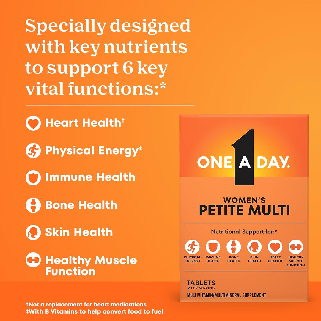 Multivitamínico completo One-A-Day Women's Petites, 160 unidades, B...