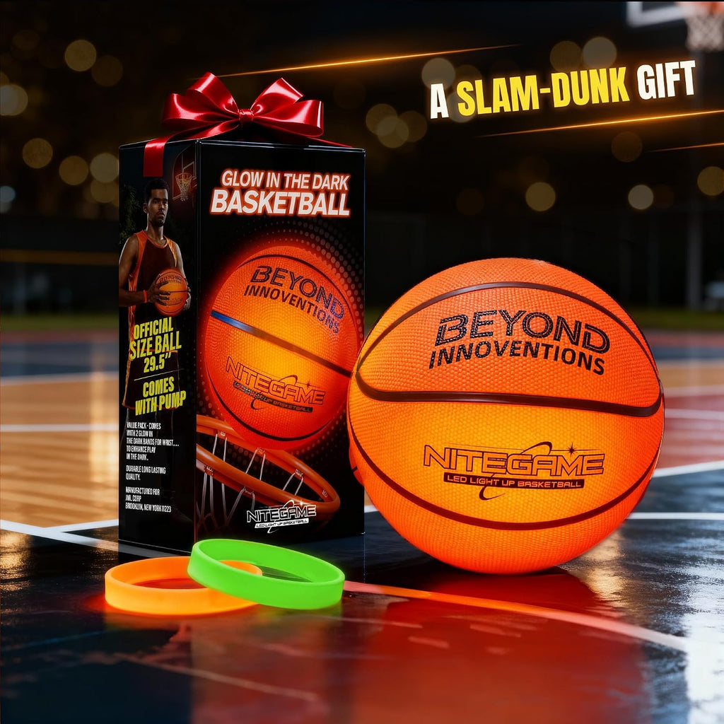 Baloncesto que brilla en la oscuridad talla 7 - Regalos iluminados para
