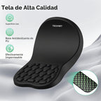 TECKNET Reposamuñecas para teclado y alfombrilla para mouse 2 en 1 con