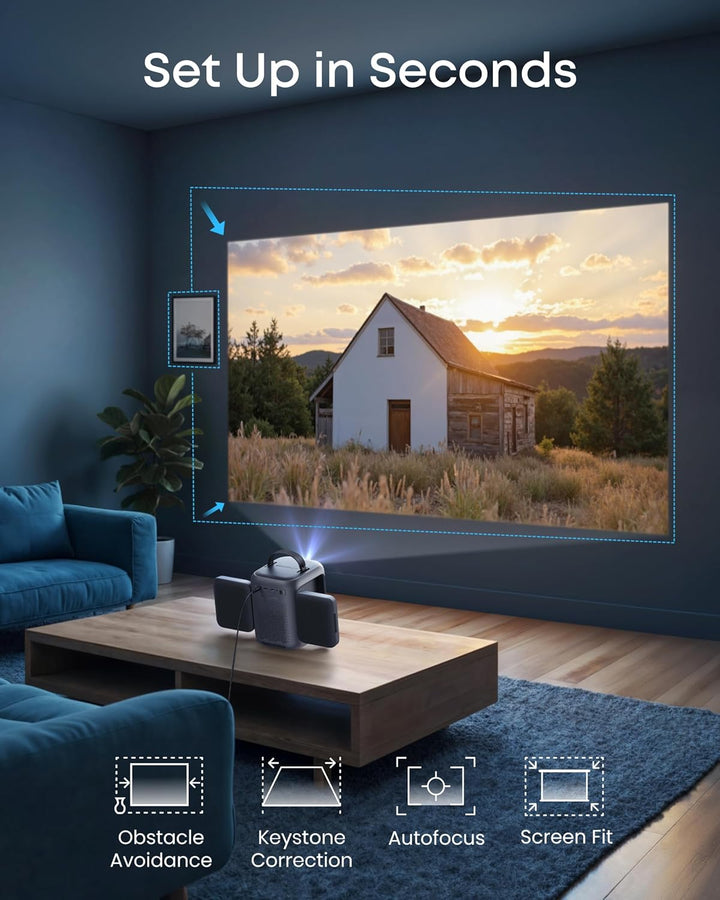 Anker Nebula P1i Proyector portátil con WiFi y Bluetooth por soundc...