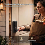 DESLOC K221 Cerradura Inteligente con Huella y Manija, Batería de 16 Meses