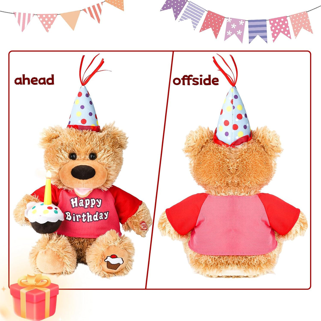 Humor Ted Oso de peluche interactivo bailando y cantando feliz cump...