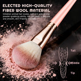 CLRDZN Juego de 70 brochas de maquillaje, juego de brochas de maqui...