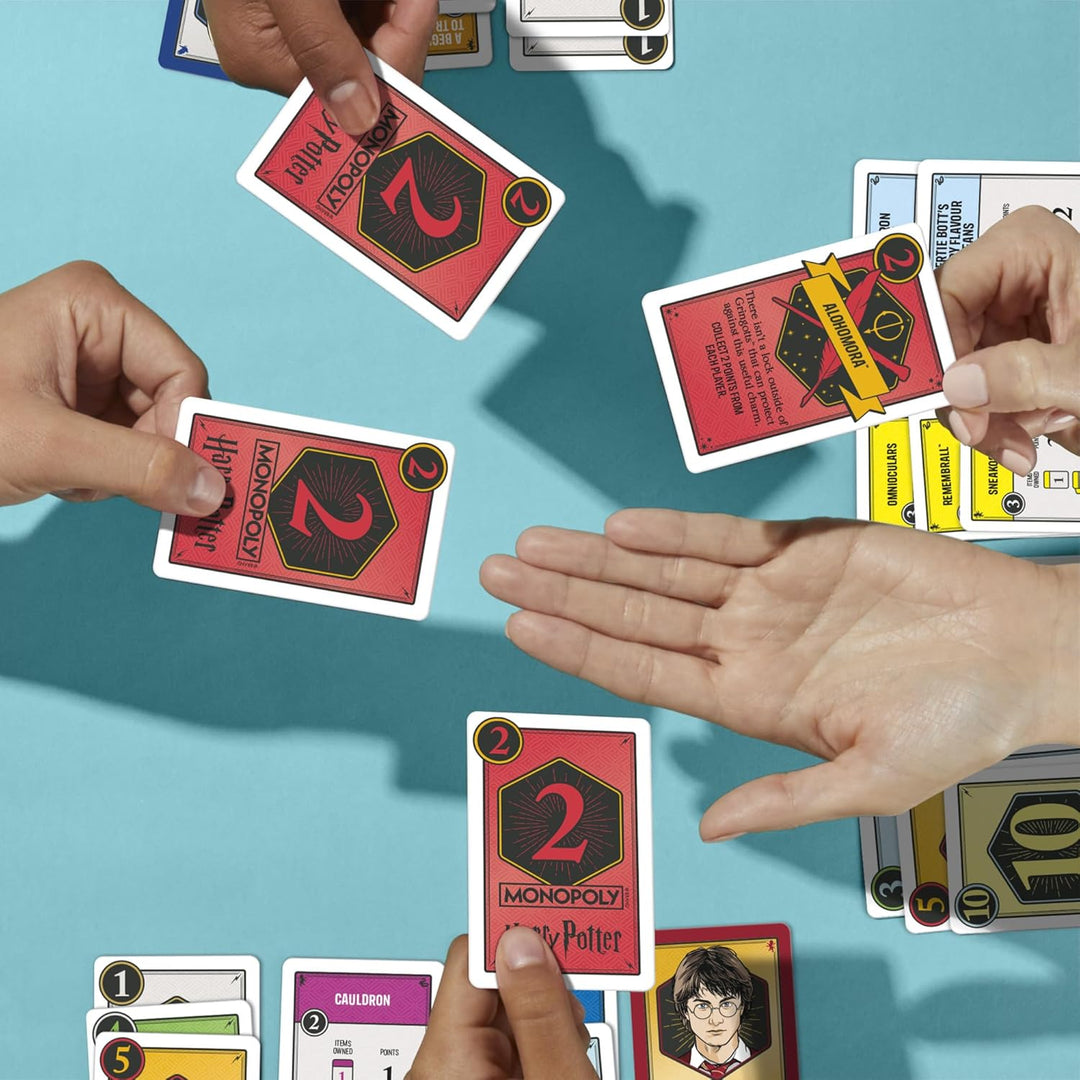 Monopoly Deal Juego de cartas de Harry Potter Juegos