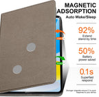 Funda de piel tipo libro para iPad Air de 11" M4-M2 y 10.9" 5ª/4ª