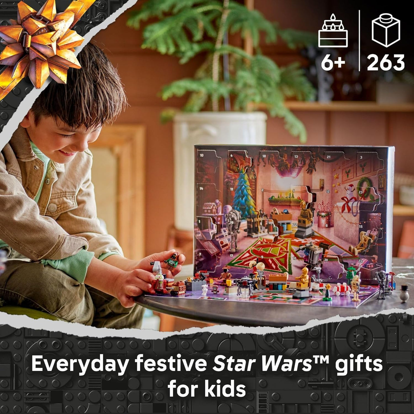 LEGO Calendario de Adviento de Star Wars juguete para