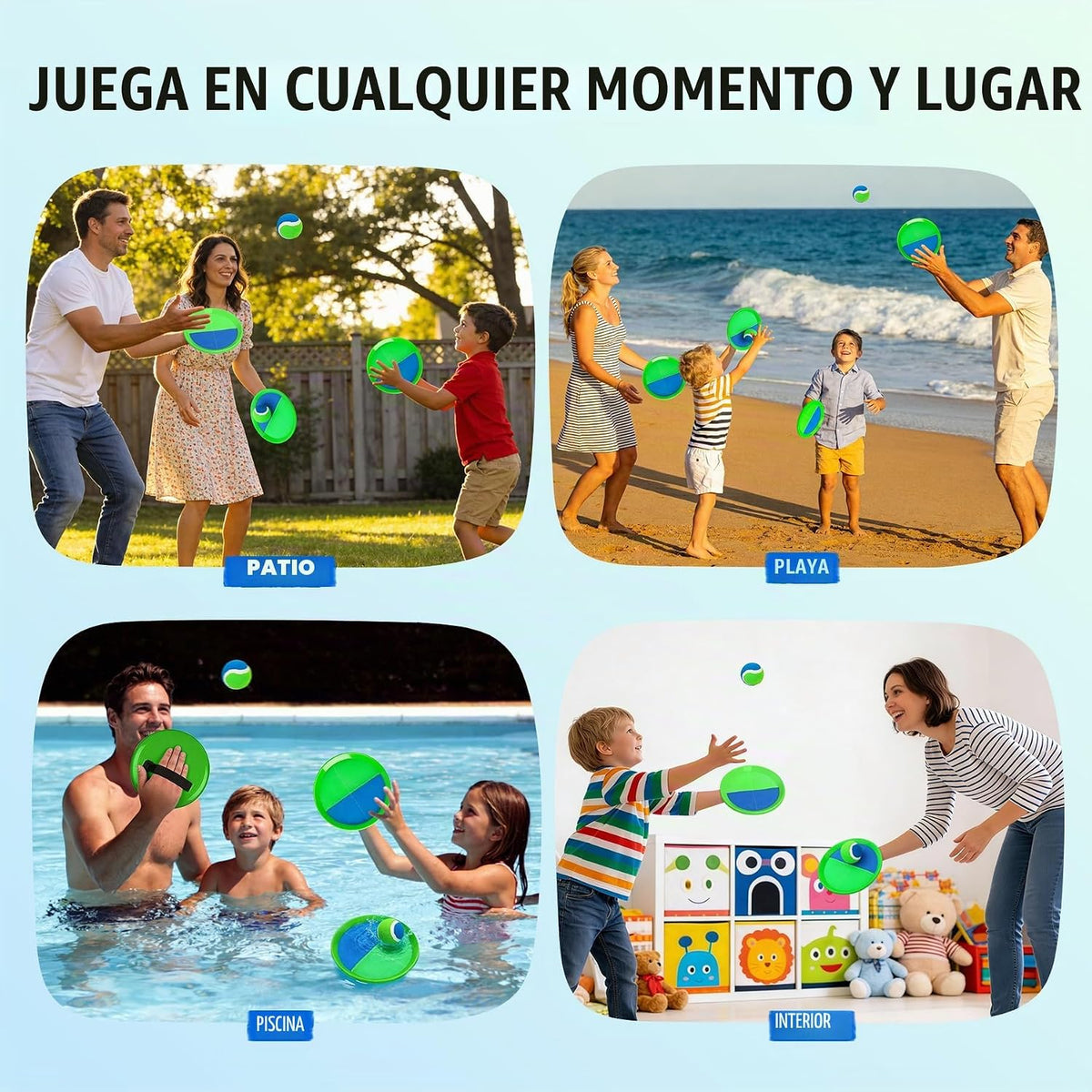 Juego de pelotas para lanzar y atrapar, juegos de juguetes de