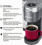 Keurig K-Supreme - Cafetera de cápsulas K-Cup de una sola porción, tecnología MultiStream, 4 tamaños de preparación, depósito extraíble de doble posición de 66 onzas, gris