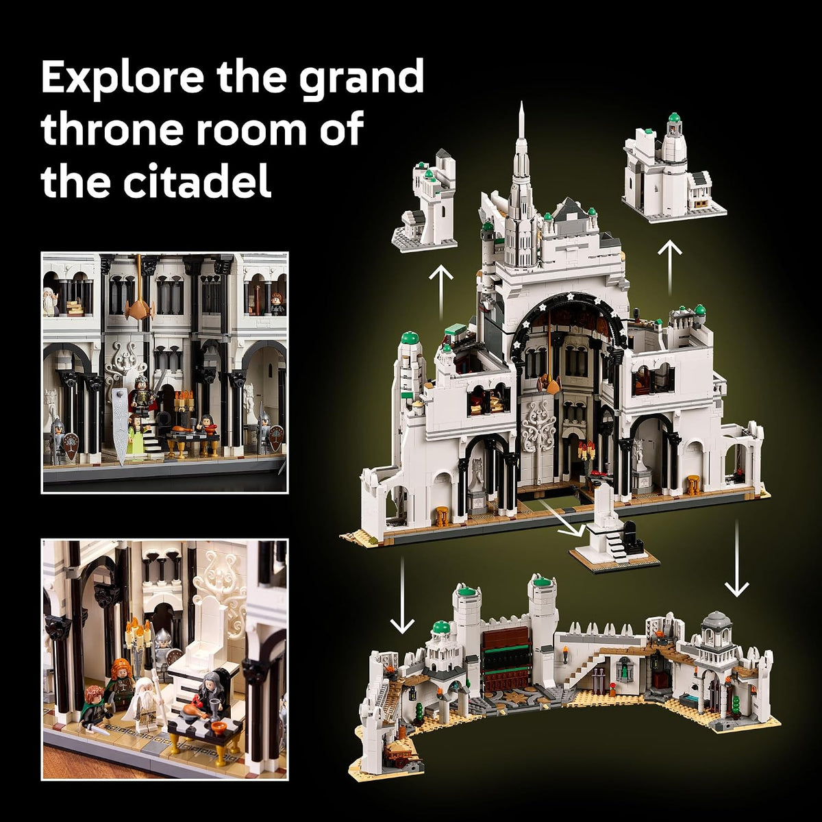 LEGO Iconos El Señor de los Anillos: Minas Tirith 11377
