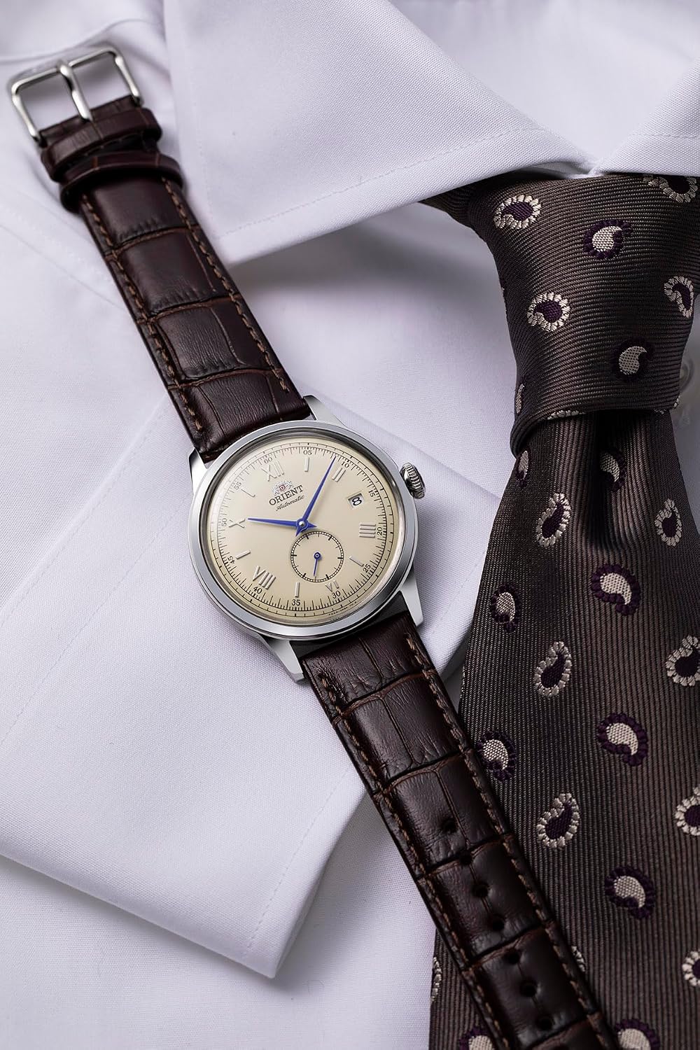 Reloj automático Orient Bambino, mecánico, automático, garantía del fabricante japonés