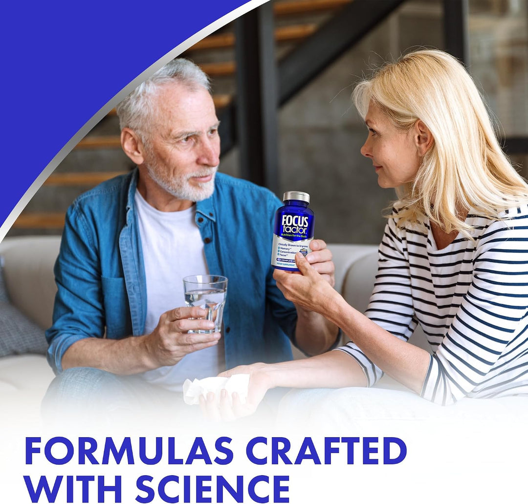 Focus Factor Nutrition for The Brain Suplemento cerebral mejorado d...