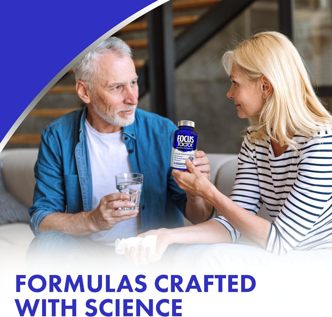 Focus Factor Nutrition for The Brain, Suplemento cerebral mejorado...