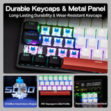 MechLands Aula S500 - Teclado mecánico con cable para juegos, 100%...