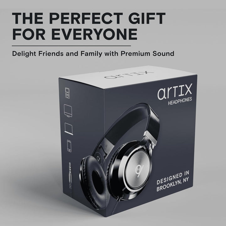 Artix CL750 audífonos plegables con aislamiento de sonido, supraaur...