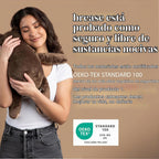 Oso de peluche con peso de Brease de 5 libras sin aroma, oso de peluche marrón suave para niños y adultos, peluche suave para niños y niñas, oso acogedor para comodidad, calma y abrazo suave