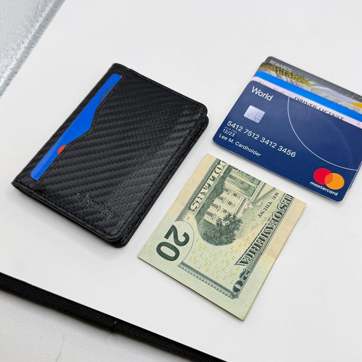 SparkMark Cartera delgada con bloqueo RFID para hombres | Cartera d...