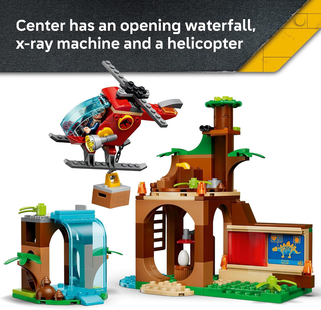 LEGO Jurassic World Rescate de Velociraptor, Stegosaurus y Pteranodon 77981