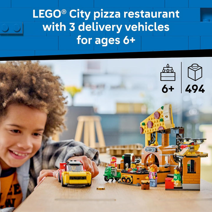 LEGO City Experiencia de entrega de pizza con vehículos 60496 | Jug...