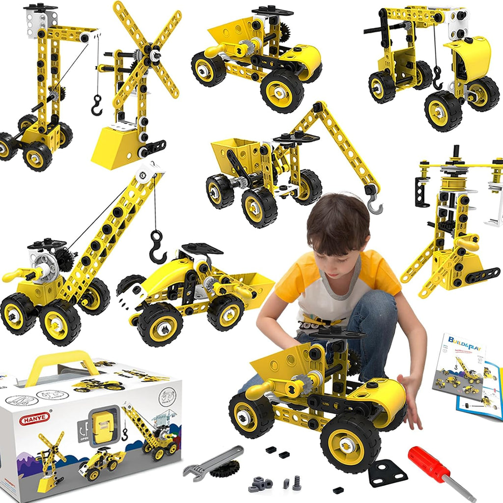 Choopheme 10 en 1 Juguetes STEM para niños de 5 6 7 8 9+ años, kit de bloques de construcción, proyectos de actividades STEM, juguetes para niños de 4-8 5-7 6-8 8-10 años, set creativo educativo de