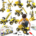 Choopheme 10 en 1 Juguetes STEM para niños de 5 6 7 8 9+ años, kit de bloques de construcción, proyectos de actividades STEM, juguetes para niños de 4-8 5-7 6-8 8-10 años, set creativo educativo de