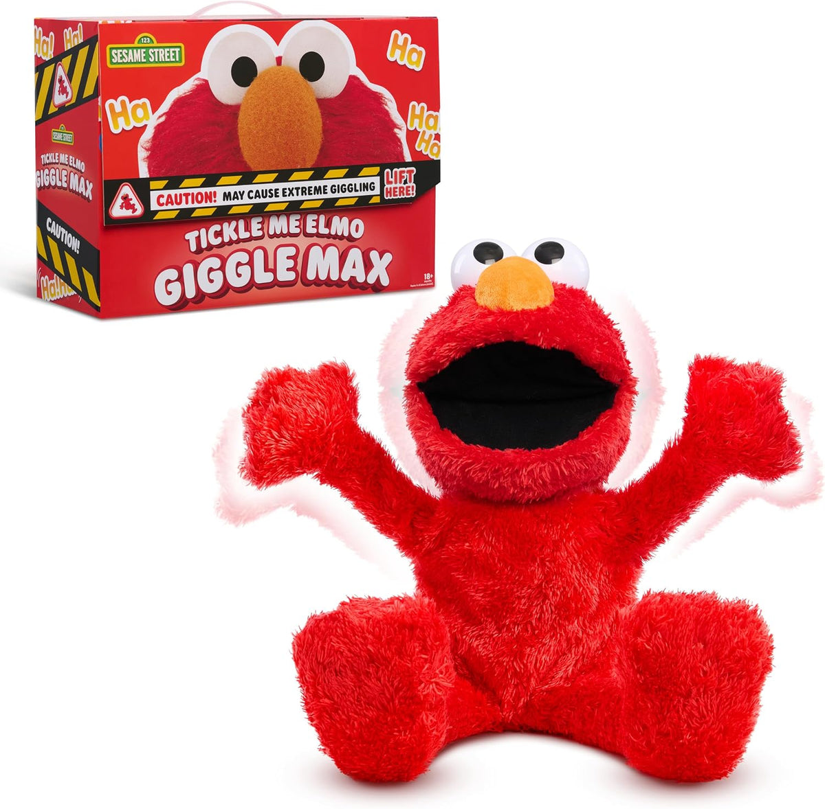 Juguete de peluche interactivo de Barrio Sésamo Tickle Me Elmo