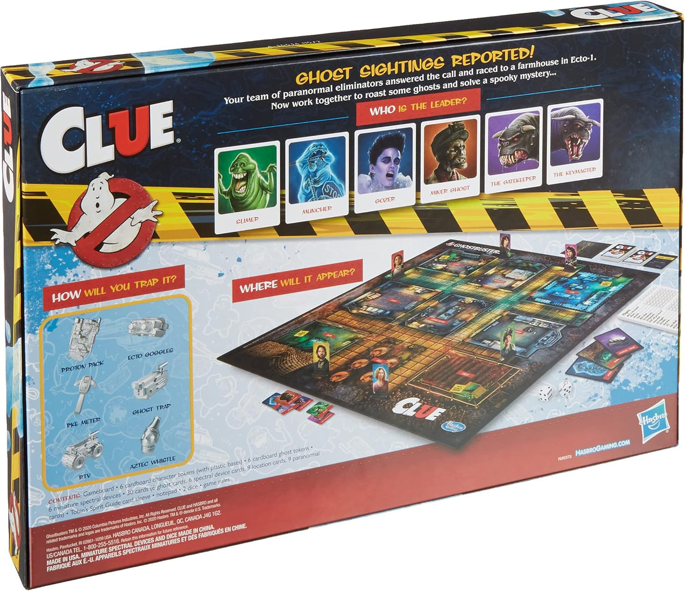 Hasbro Gaming Pista Ghostbusters juego de mesa