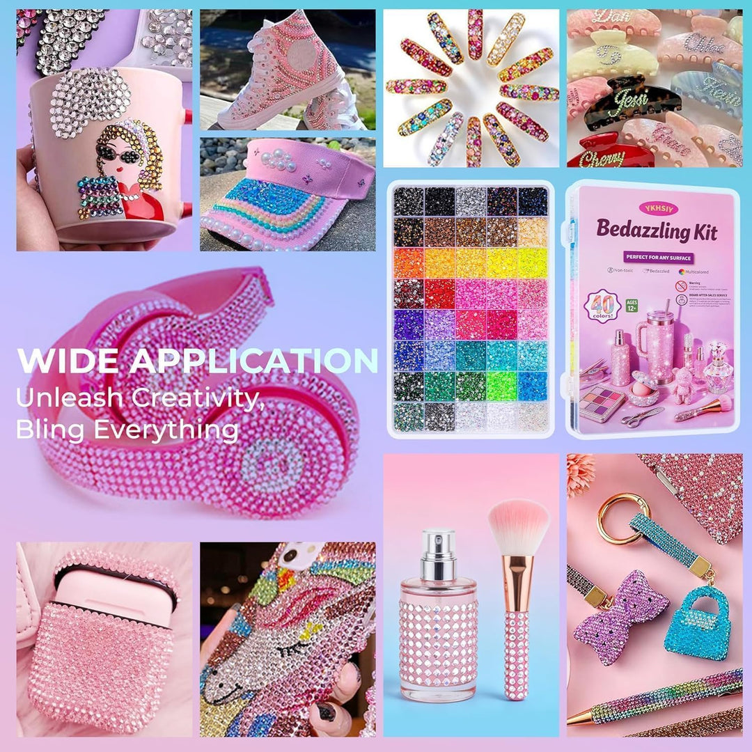 Bedazzling Kit de 40000 piezas de diamantes de imitación de resina...
