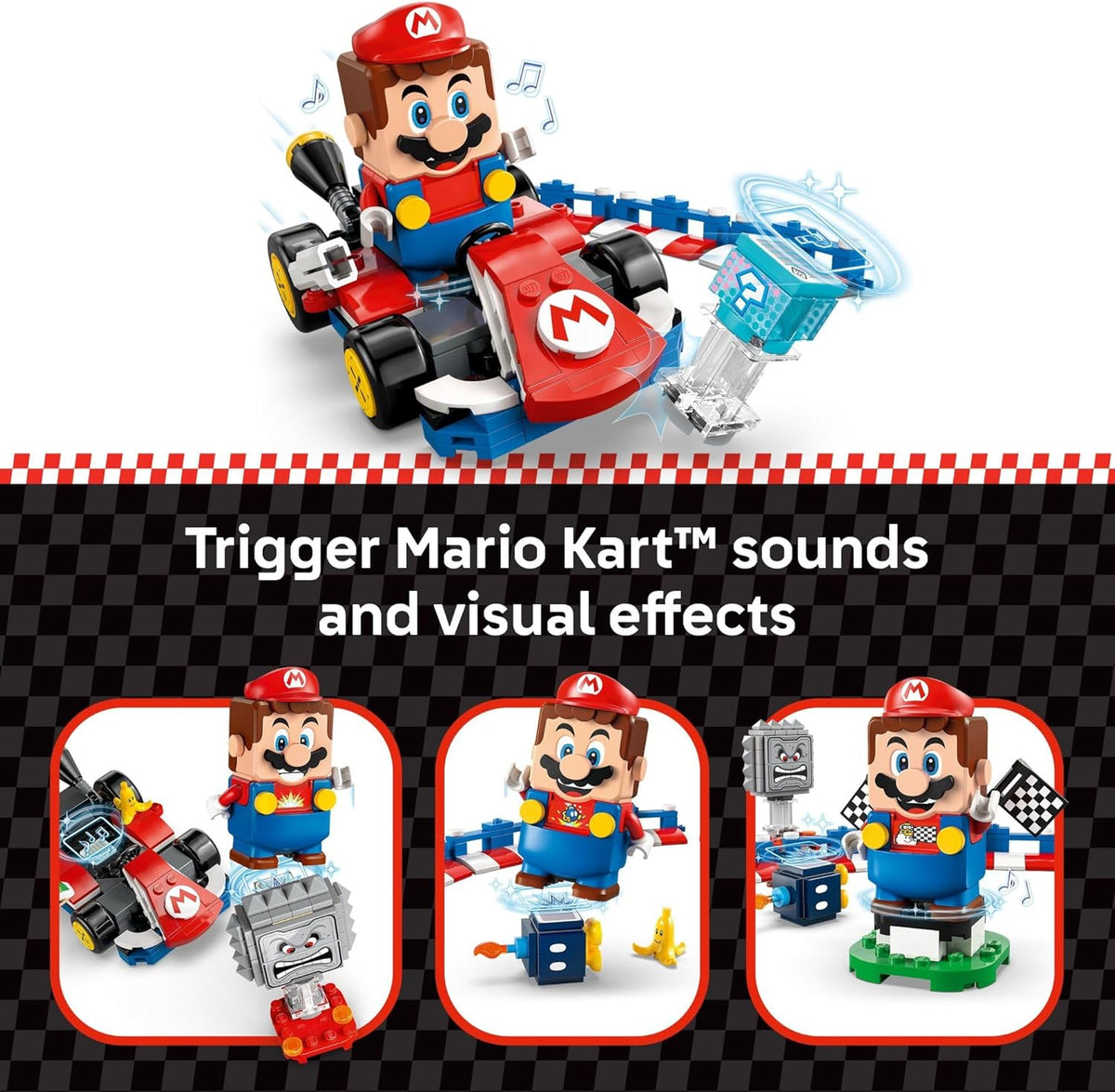 LEGO Super Mario Mario Kart - Juguete interactivo de Mario