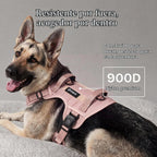 Fei & Eve - Arnés táctico clásico para perro, chaleco antitirones