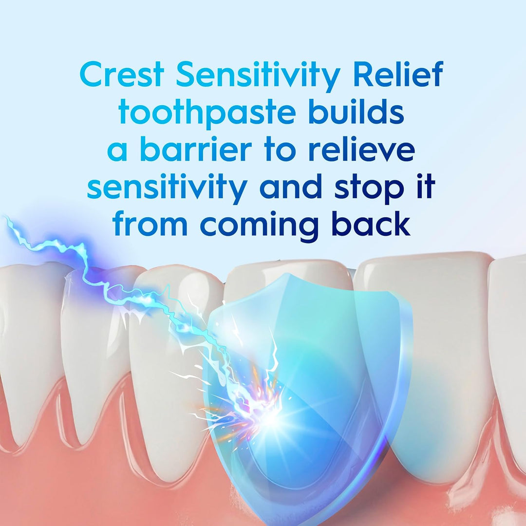 Crest Sensitivity - Pasta de dientes de 4.8 onzas (paquete de 3), a...