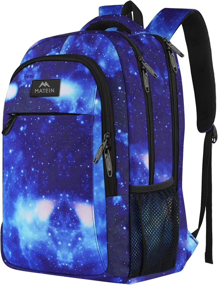MATEIN - Mochila escolar unisex, antirrobo, para universidad o escu...