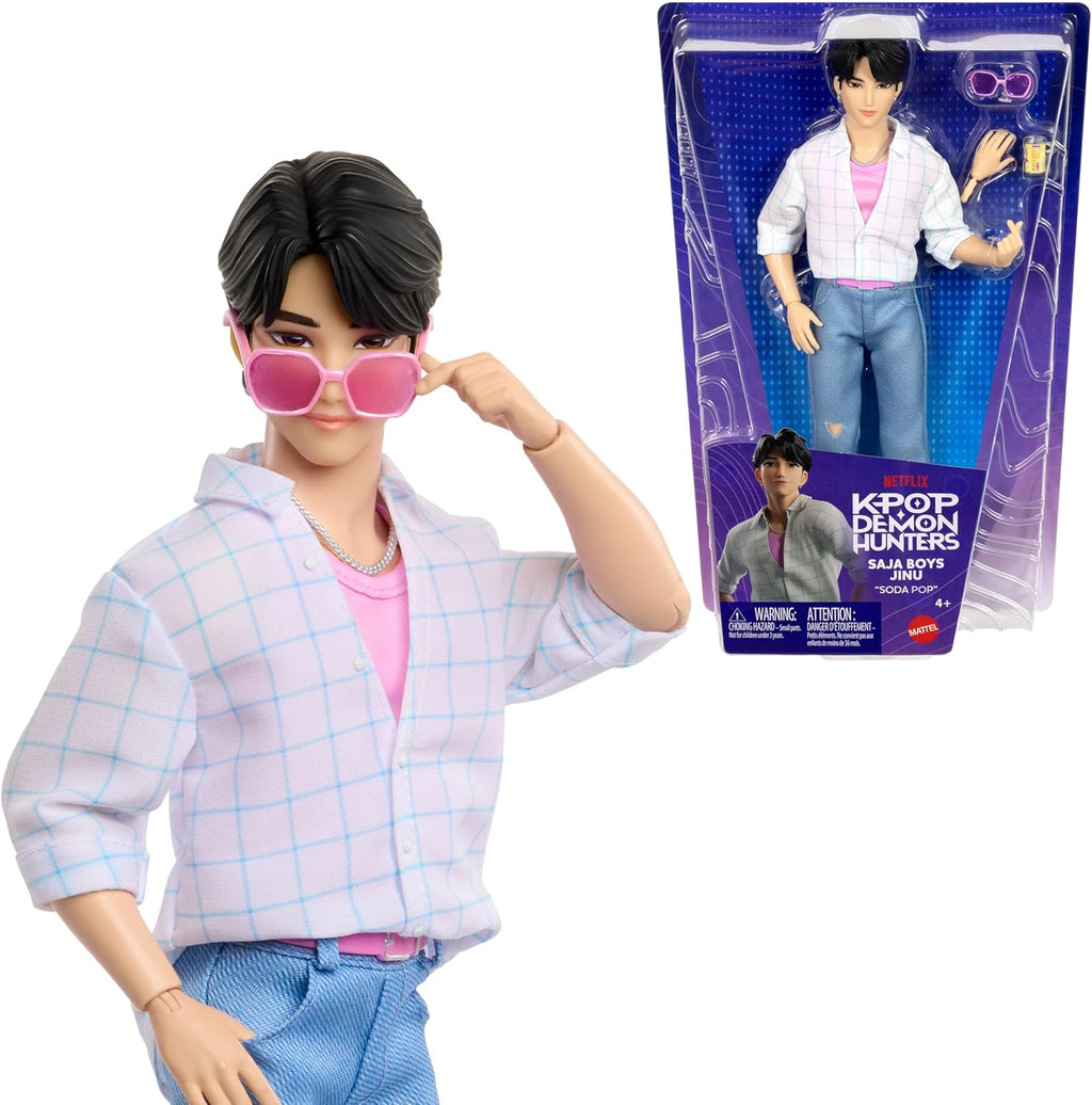 ​Mattel Kpop Demon Hunters Saja Boys Jinu Fashion Doll