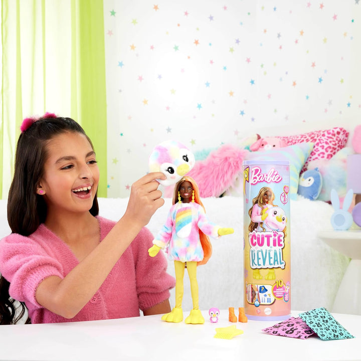 Muñeca y Accesorios Barbie Cutie Reveal, Serie Color Dream, Disfraz...