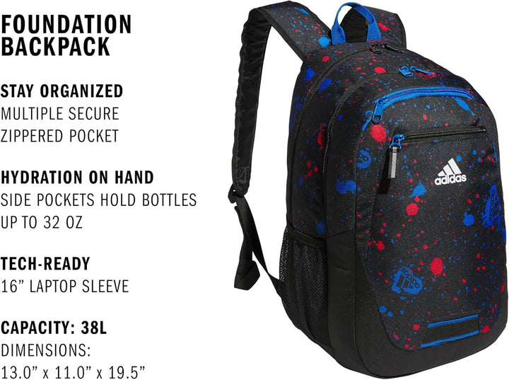 Mochila adidas Foundation para Laptop, Funda para Libro, Bolsa Depo...