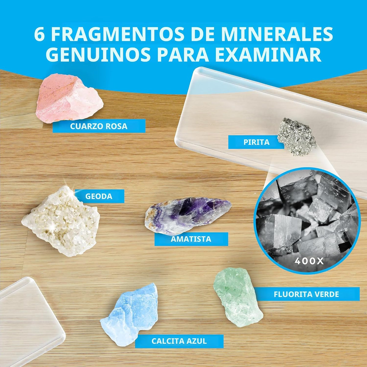 National Geographic Microscope para Kids con hasta 400x Magnification