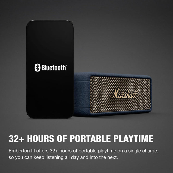 Marshall Emberton III Altavoz Bluetooth Portátil - Diseño Robusto I...